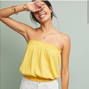 Anthropologie Colusa Strapless Top